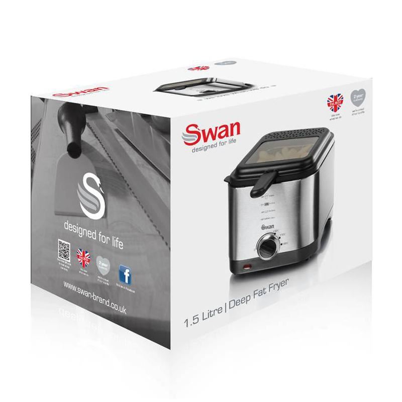 Swan 1.5 Litre Stainless Steel Fryer