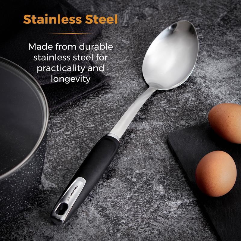 Tower Precision Plus Stainless Steel Solid Spoon
