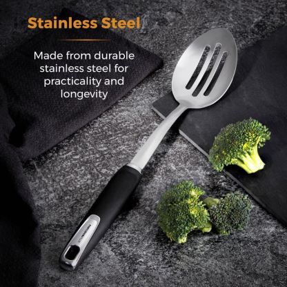 Tower Precision Plus Stainless Steel Slotted Spoon