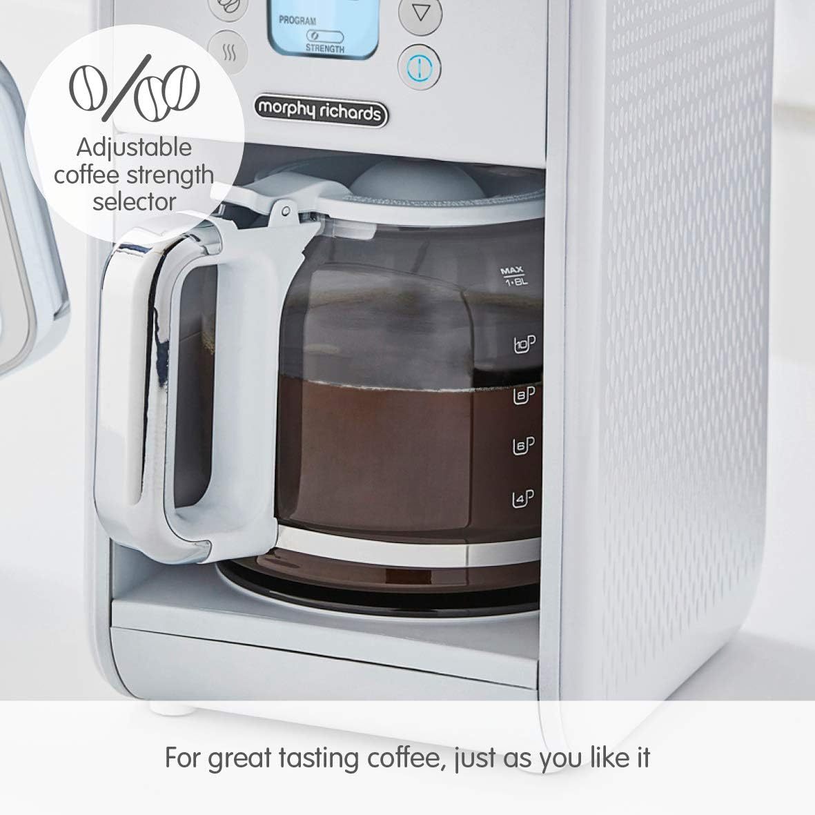 Morphy Richards Verve Pour Over Filter White Coffee Machine