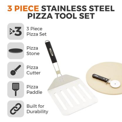Tower 3 Piece Pizza Tool Set