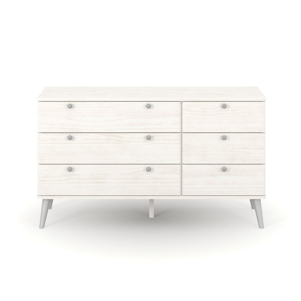 Augusta Curve 3+3 Drawer Wide Chest
