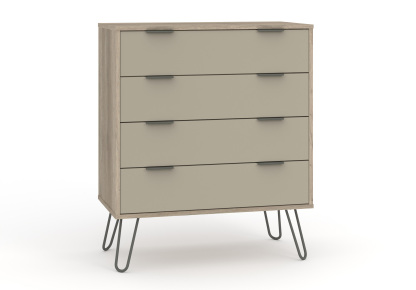 Augusta Driftwood 4 Drawer Chest Of Drawers