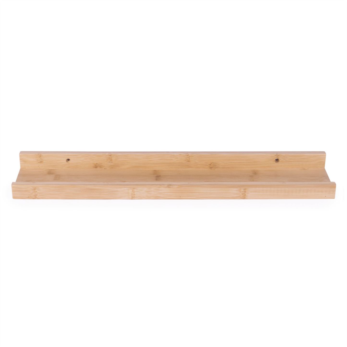 Rustic Bamboo Block Floating Shelf 20" | M&W