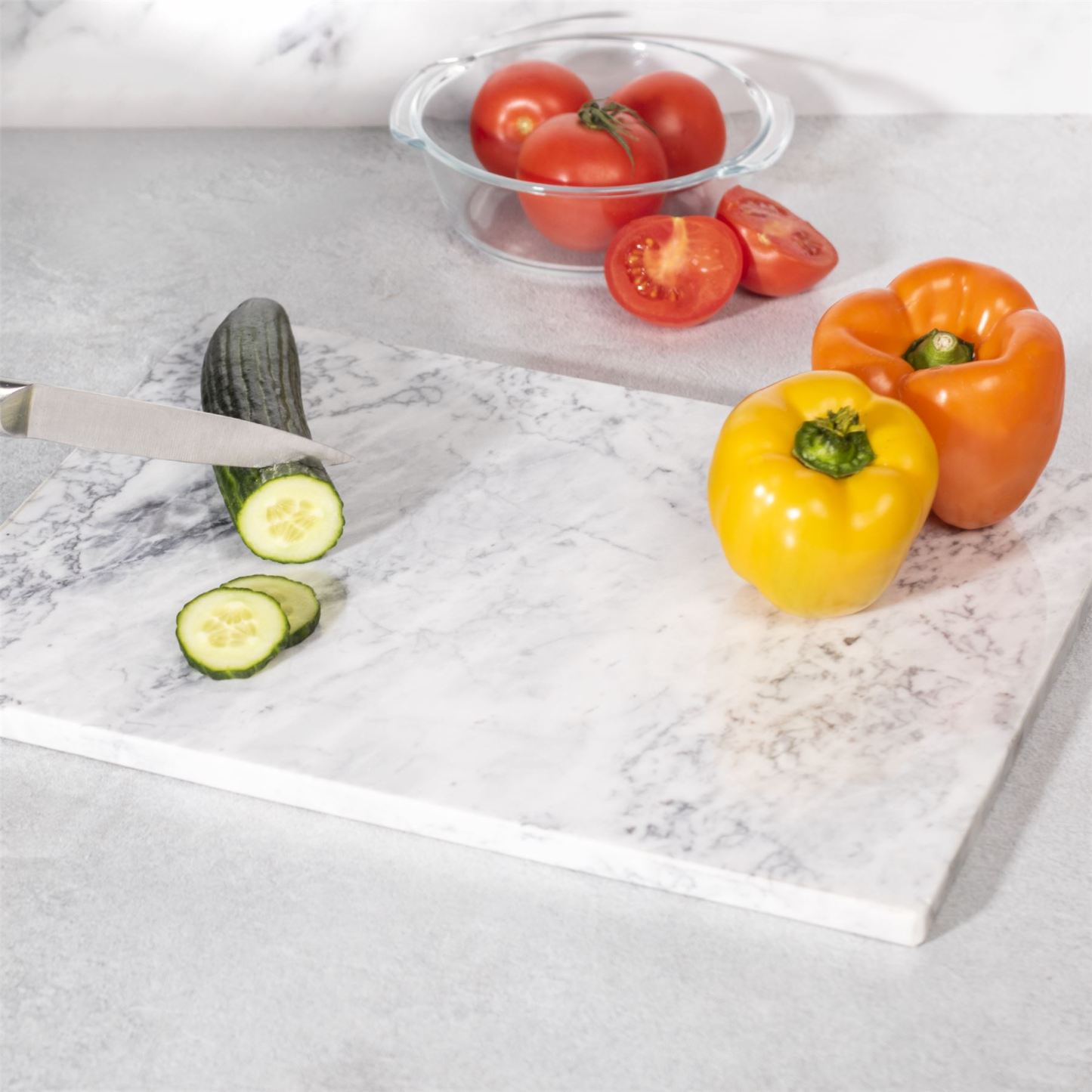 White Marble Chopping Board | M&W