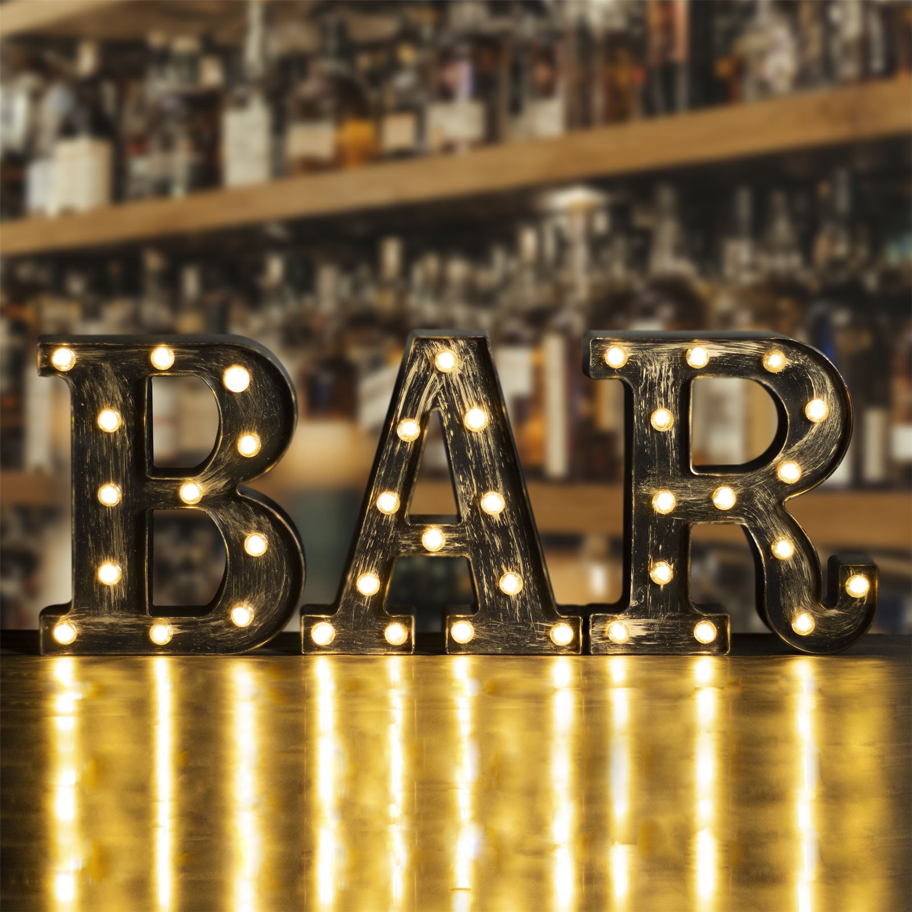 Vintage BAR Light Up Sign | Pukkr