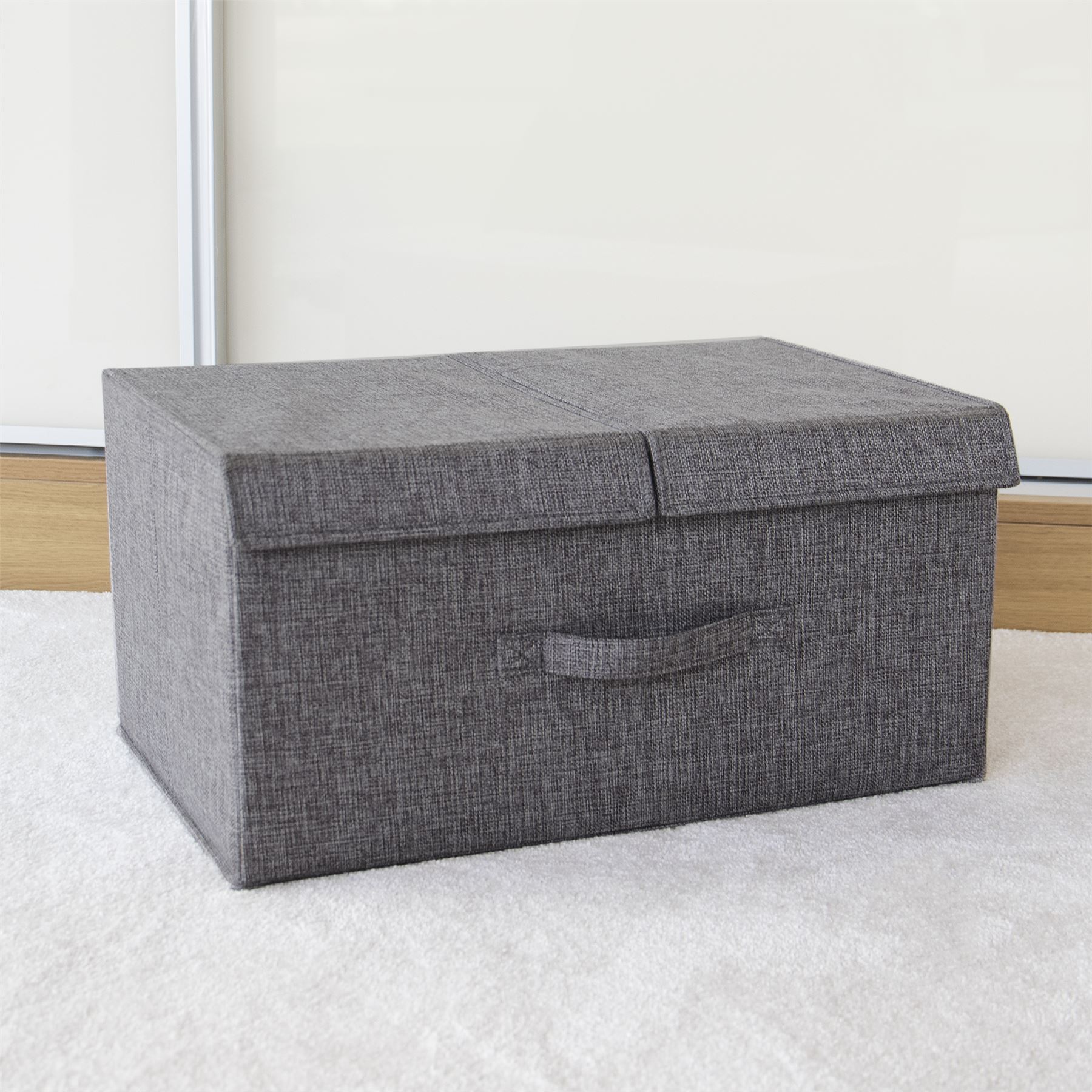 Fabric Storage Box (2 Compartments) | M&W