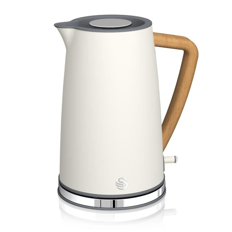 Swan 1.7L Nordic Style White Cordless Kettle