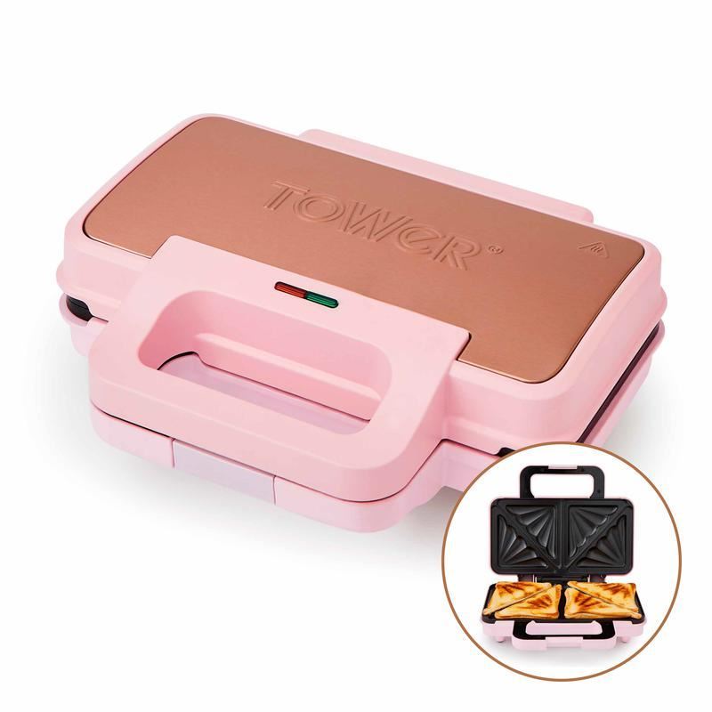 Tower Pink Cavaletto 900W Sandwich Maker