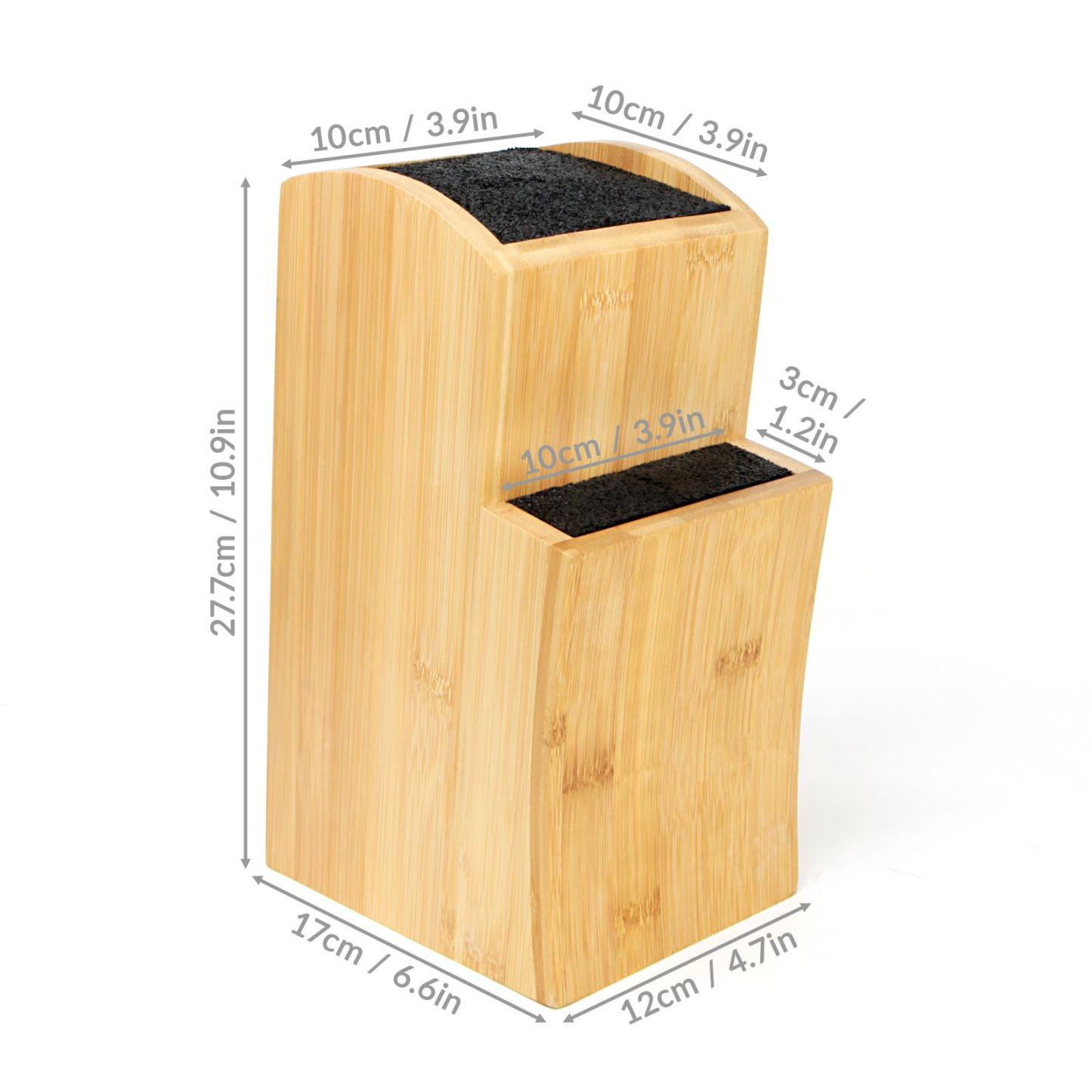 Universal Bamboo Knife Block | M&W