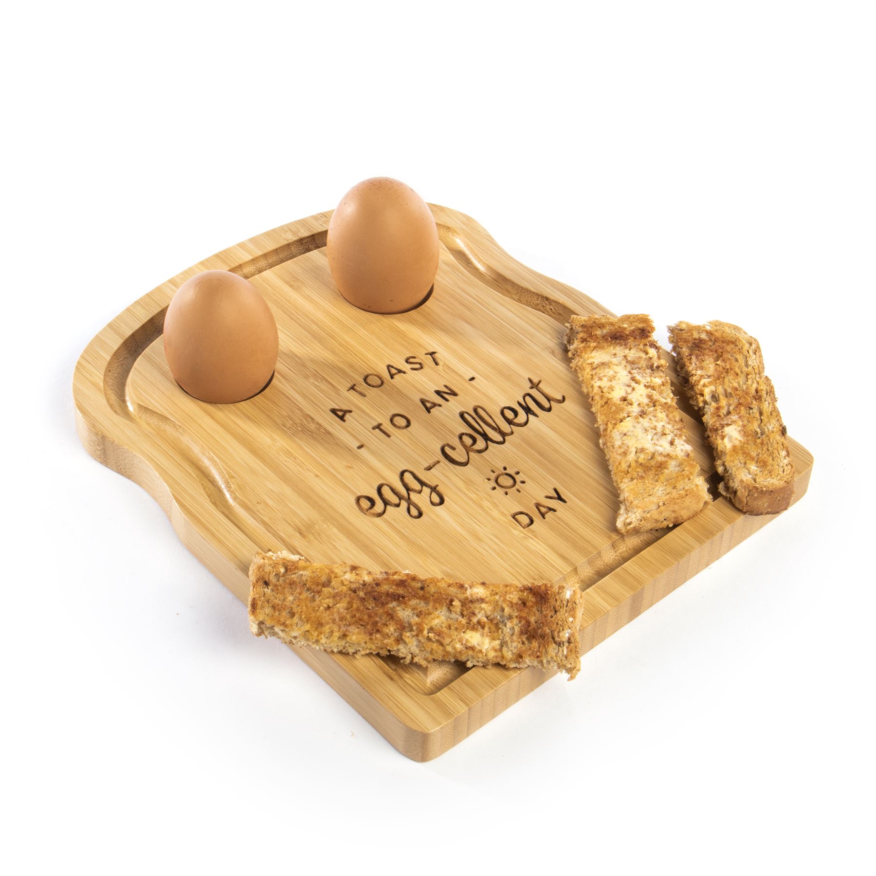 Bamboo Breakfast Egg Board | M&W