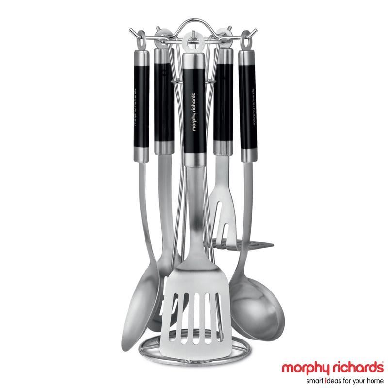 Morphy Richards Accents 5 Piece Tool Set Black