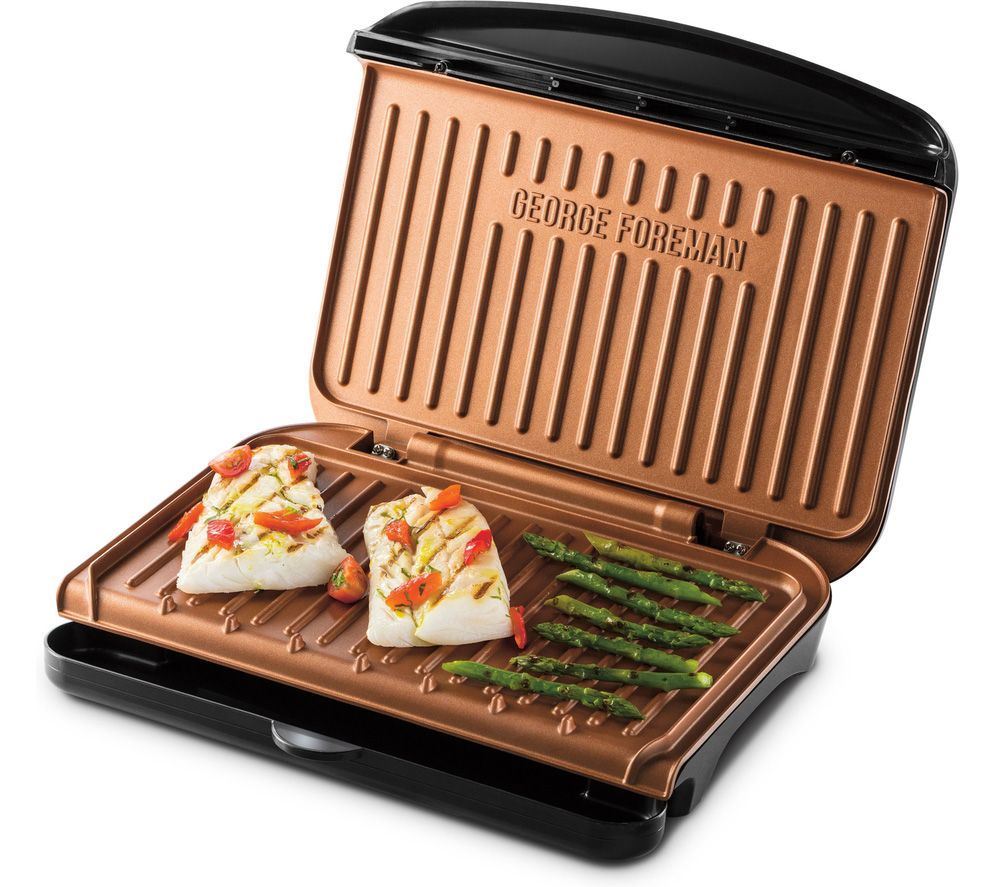 George Foreman Black & Copper Fit Grill