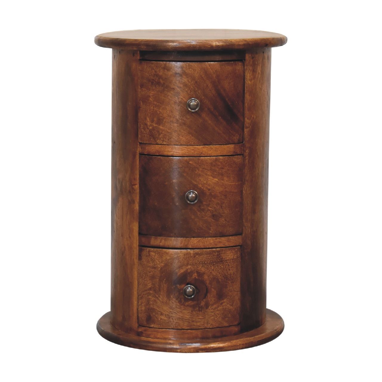 Artisan Mini Chestnut Drum Chest