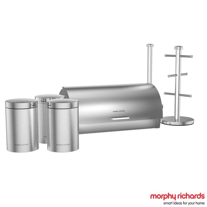 Morphy Richards Accents 6 Piece Storage Set Stainless Steel