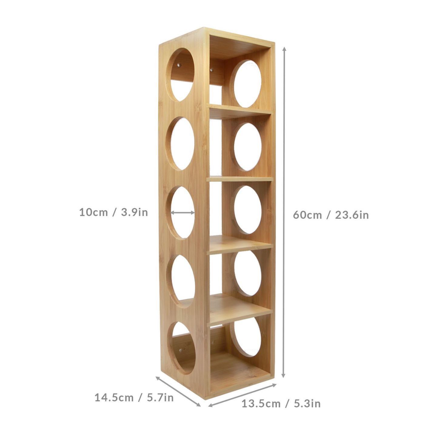 Bamboo Wall Mounted Wine Rack | M&W