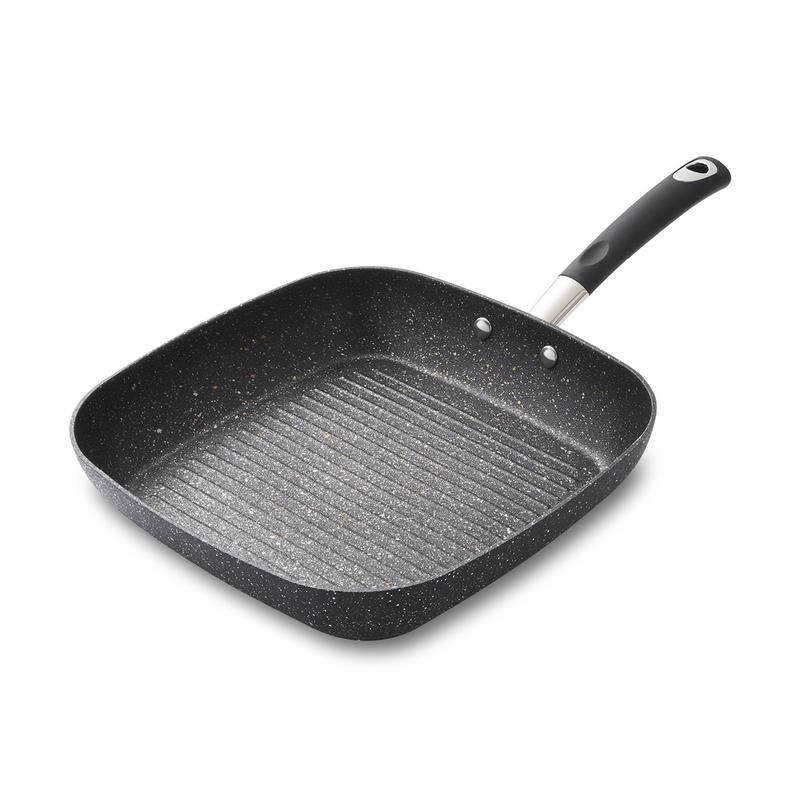 Tower Precision 28cm Non-Stick Grill Pan Black