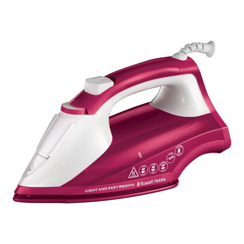 Russell Hobbs Berry Light & Easy Brights Steam Iron UK Plug