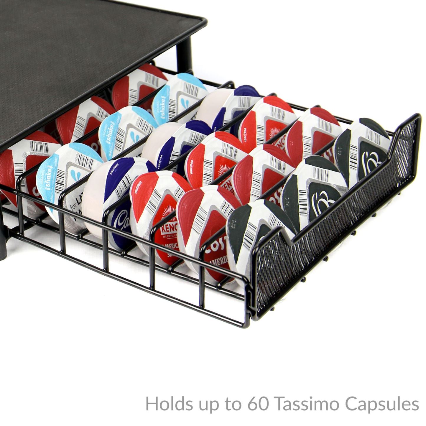 Tassimo 60 Pod Holder Drawer in Black | M&W