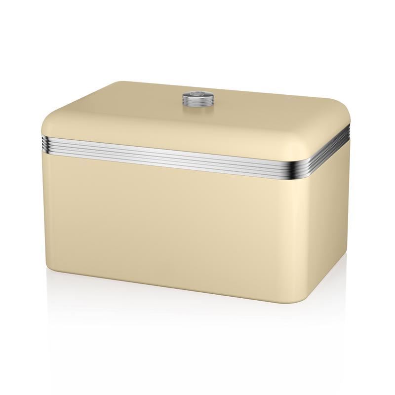 Swan Retro Cream Bread Bin