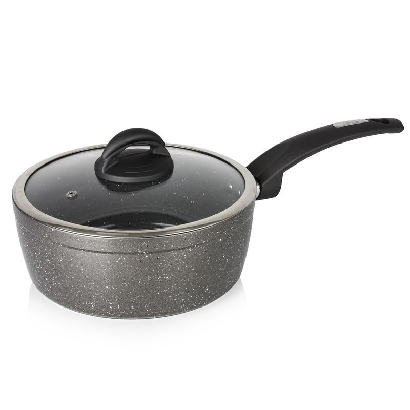 Tower Cerastone Forged 22cm/3.1L Saucepan Graphite