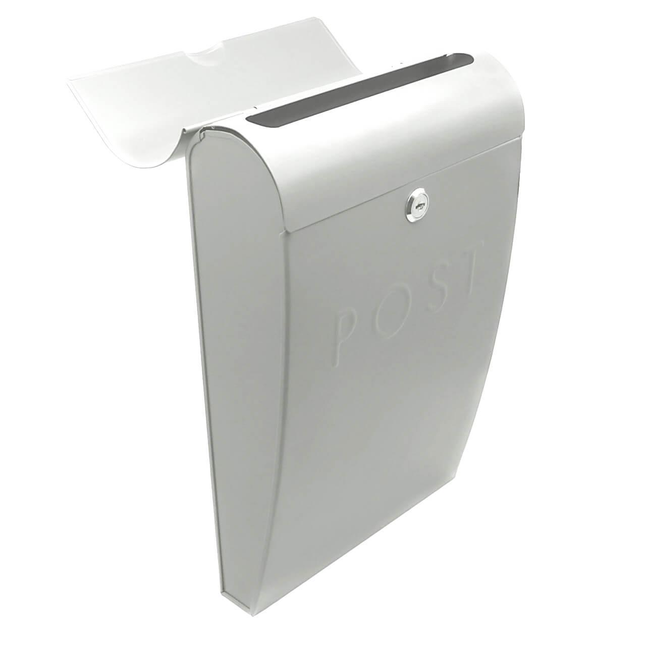 Wall Mounted Post Box in White | M&W