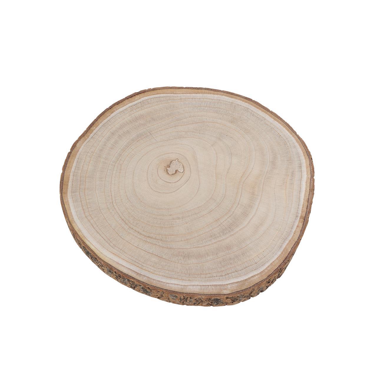 Wooden Tree Trunk Rustic Cake Stand | M&W
