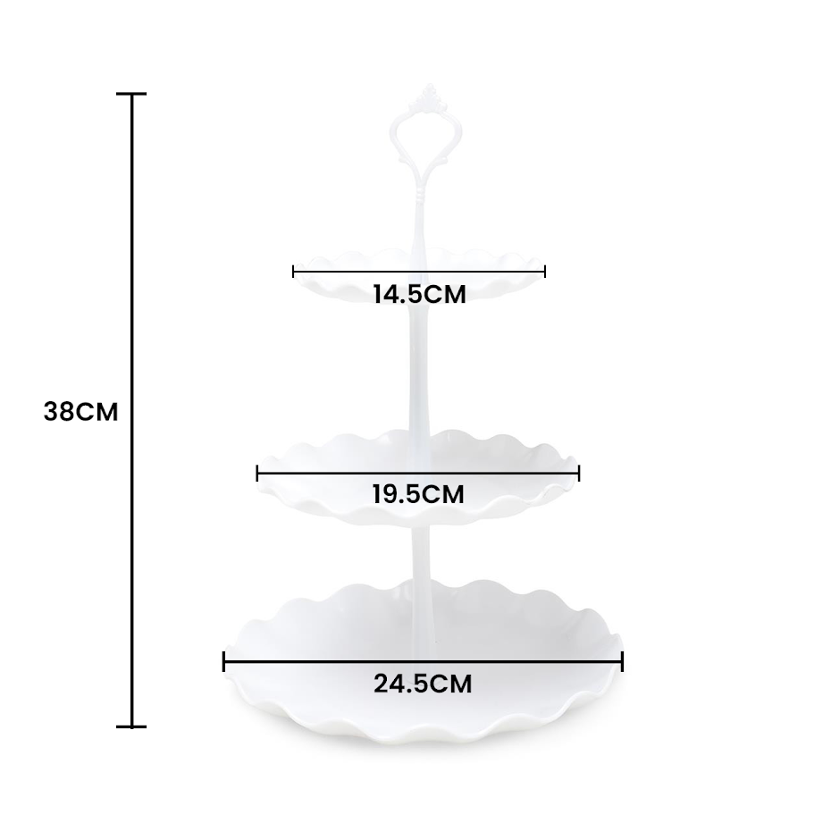 Round Cake Stand & Appetiser Tray Set | Pukkr