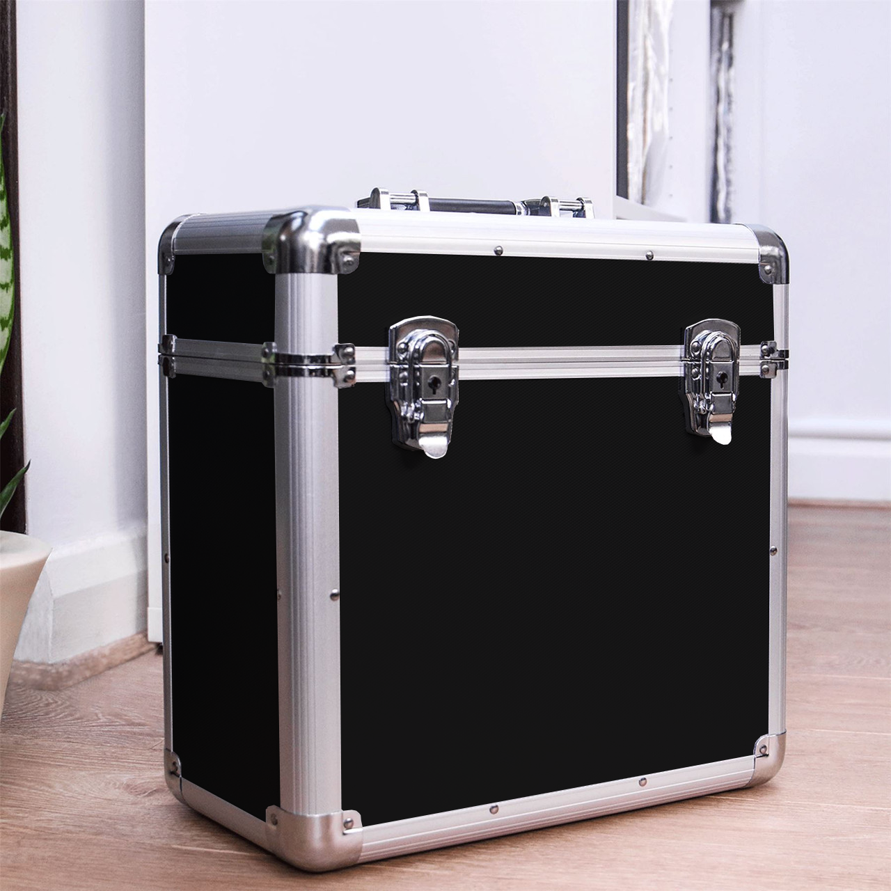 Vinyl LP Record Storage Case - Black | M&W