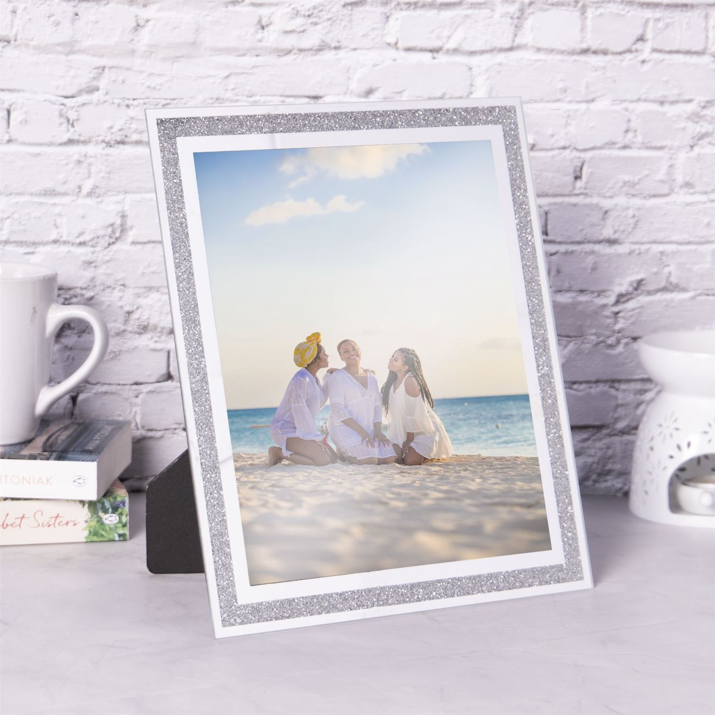 Sparkle Glass Photo Frame 8" x 10" - Set of 2 | M&W