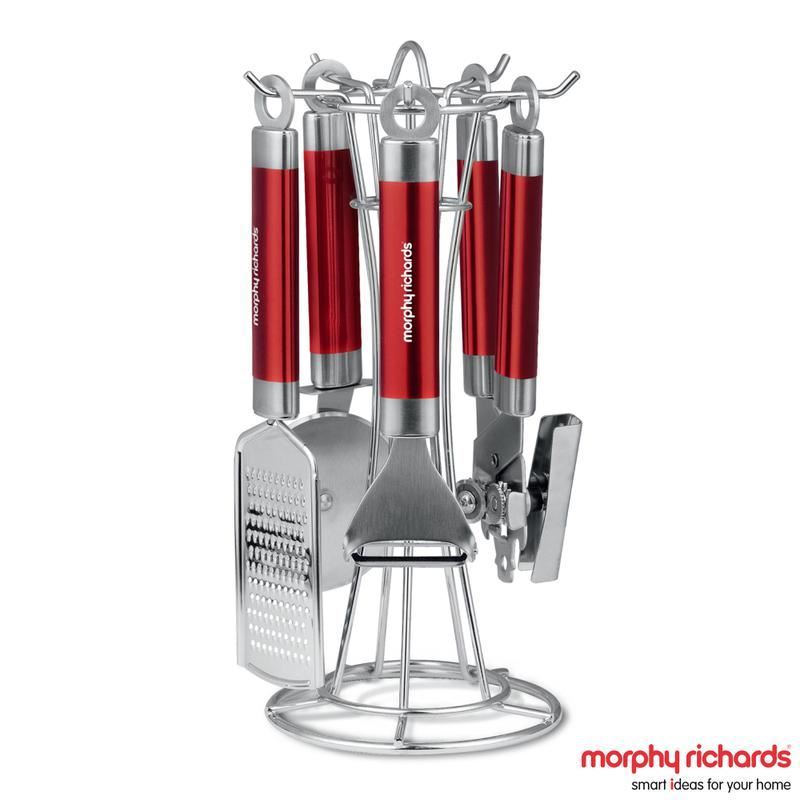 Morphy Richards Accents 4 Piece Gadget Set Red
