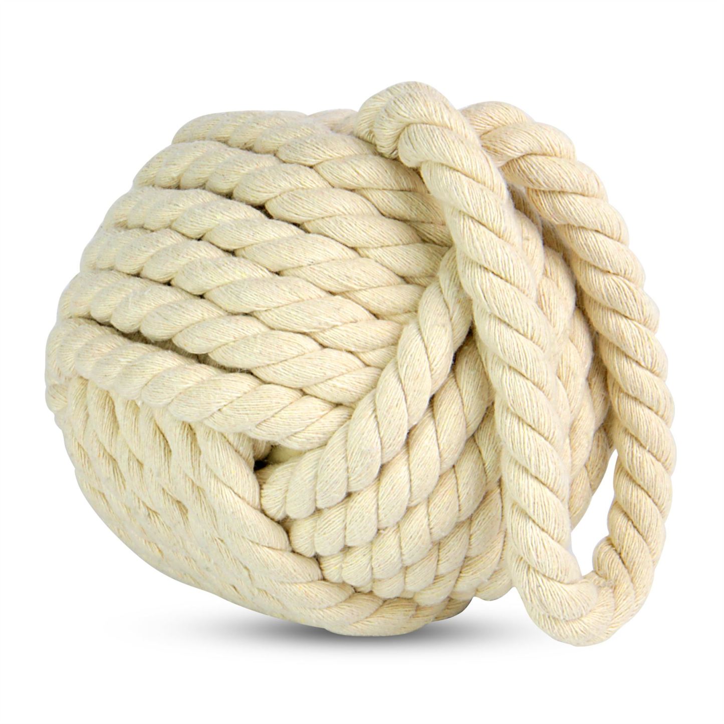 Rope Knot Door Stop Cream | M&W