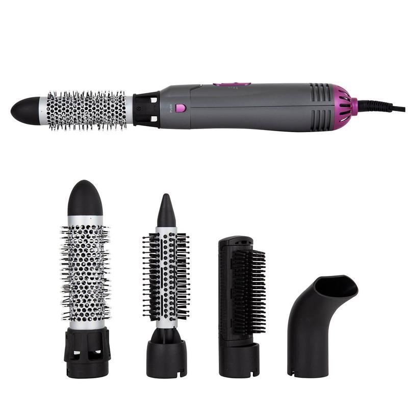 Carmen Neon 4 in 1 Hot Air Styler Graphite/ Pink UK Plug