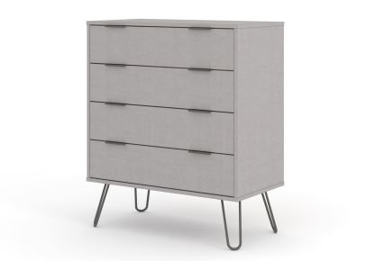 Augusta Grey 4 Drawer Chest Of Drawers