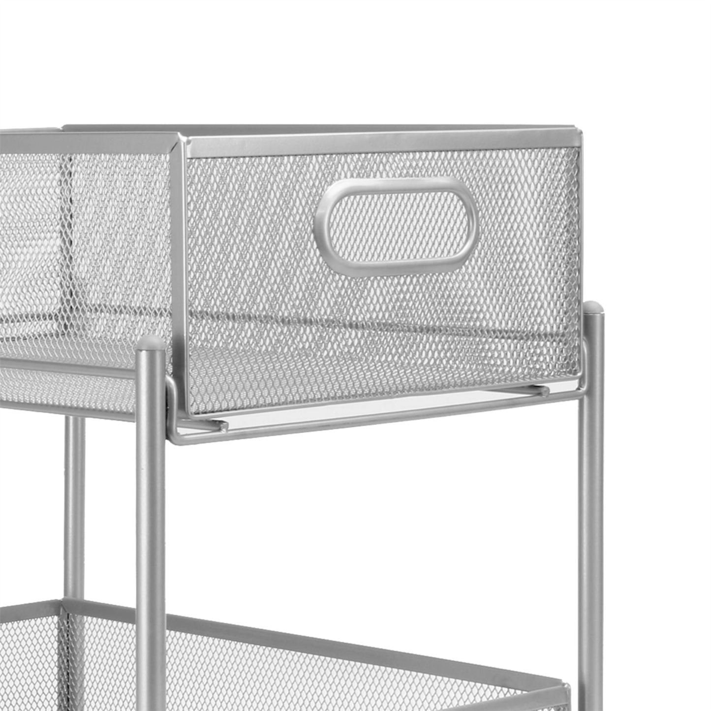 2 Tier Sliding Steel Shelves | M&W