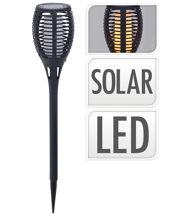 Solar Garden Light Flame LED 78cm