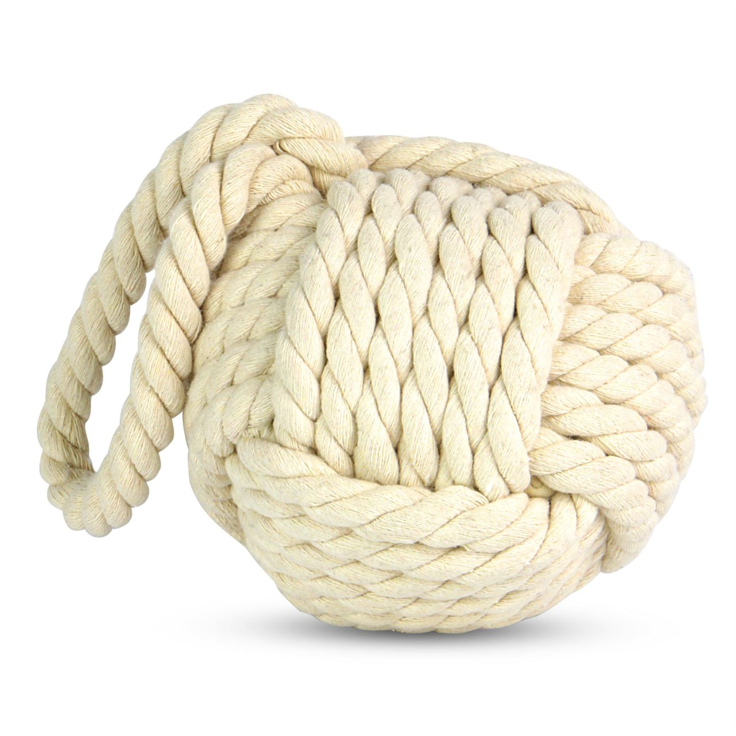 Rope Knot Door Stop Cream | M&W