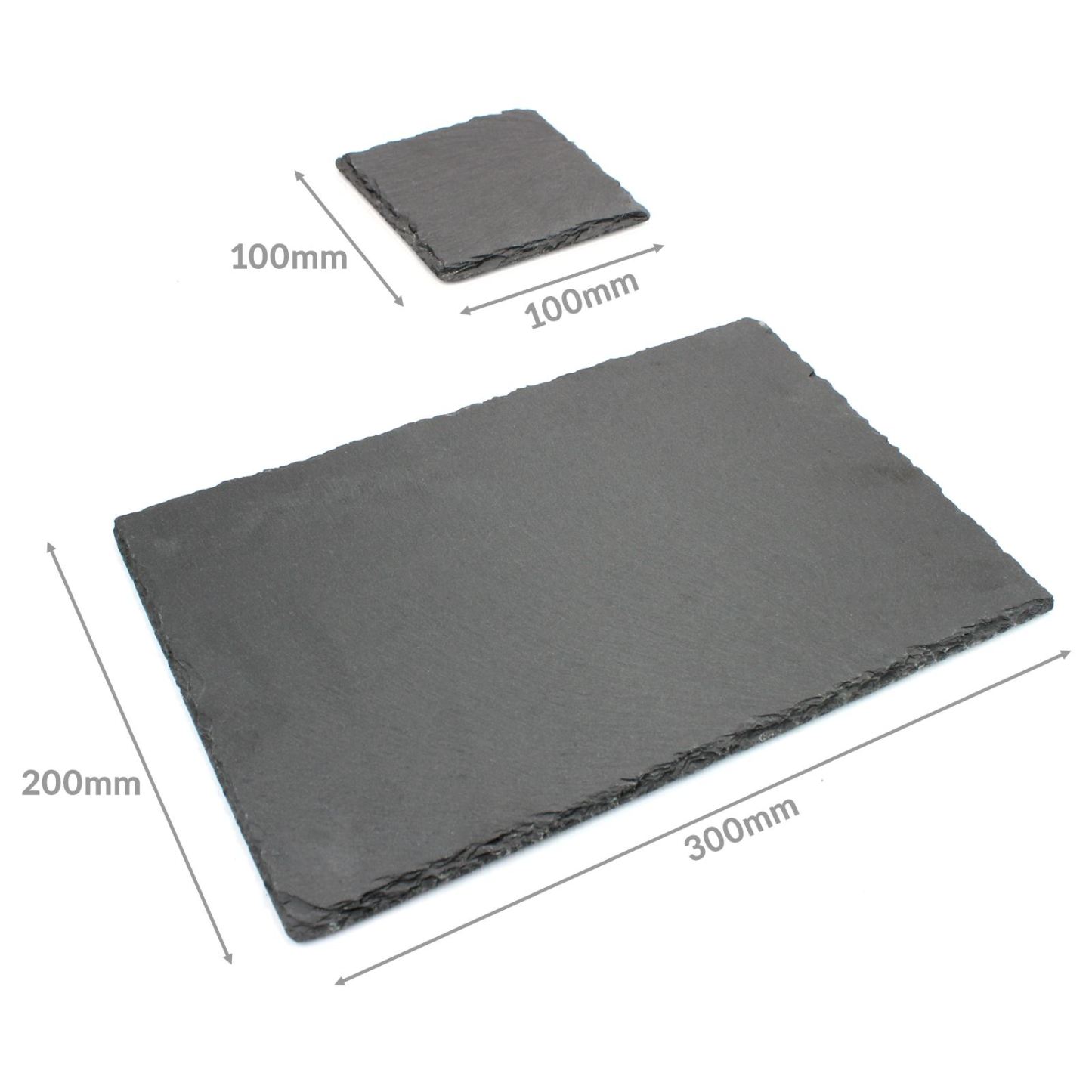 Natural Slate Placemats & Coasters - 16pc | M&W