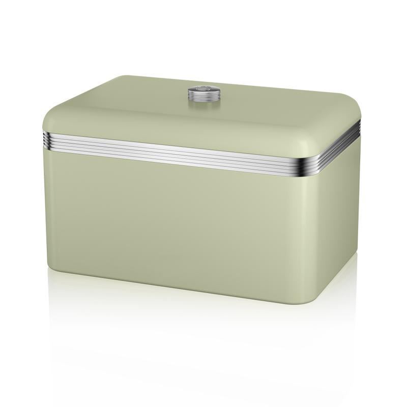 Swan Retro Green Bread Bin