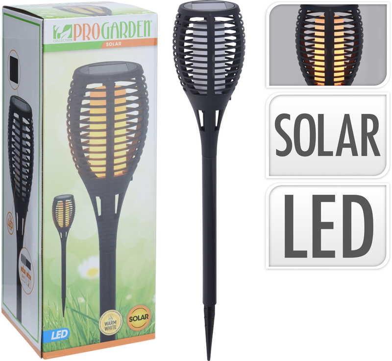 Solar Garden Light Flame LED 78cm