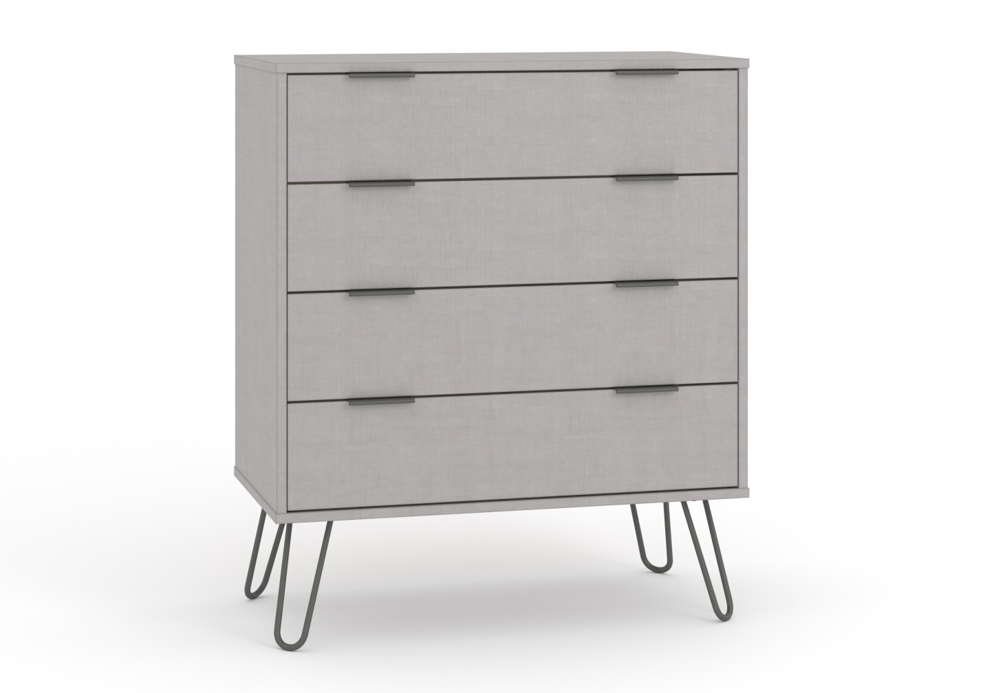 Augusta Grey 4 Drawer Chest Of Drawers