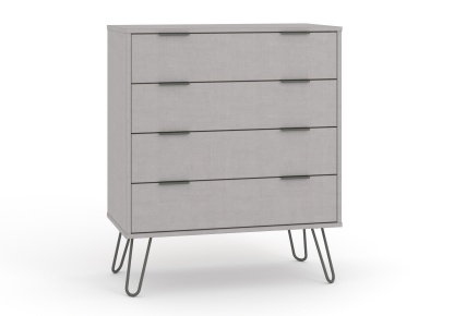 Augusta Grey 4 Drawer Chest Of Drawers