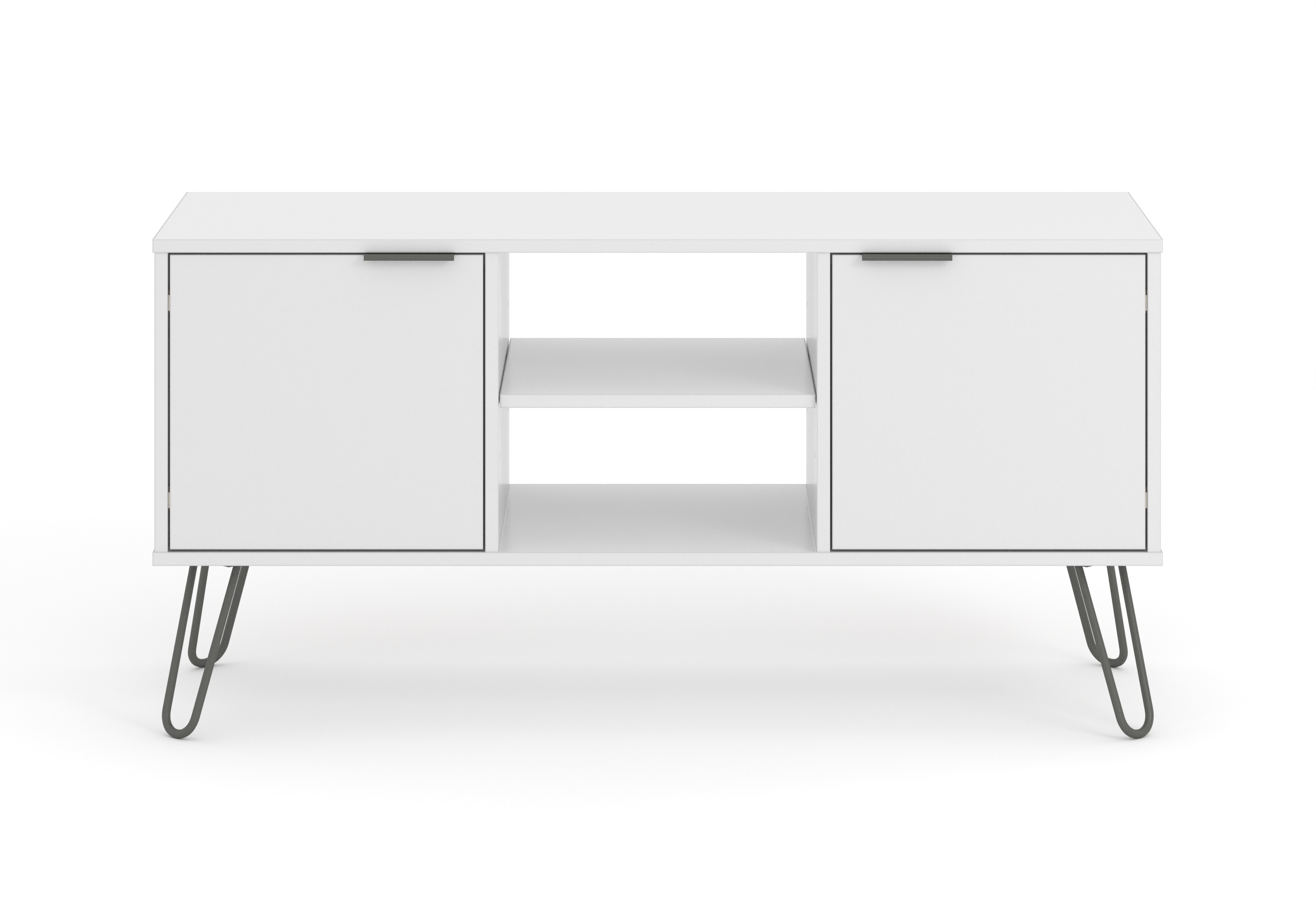 Augusta White 2 Door Flat Screen TV Unit