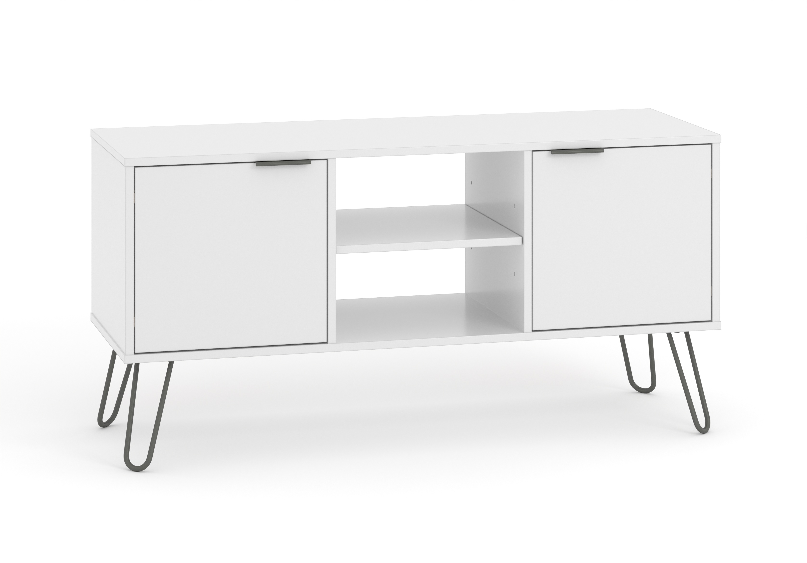 Augusta White 2 Door Flat Screen TV Unit