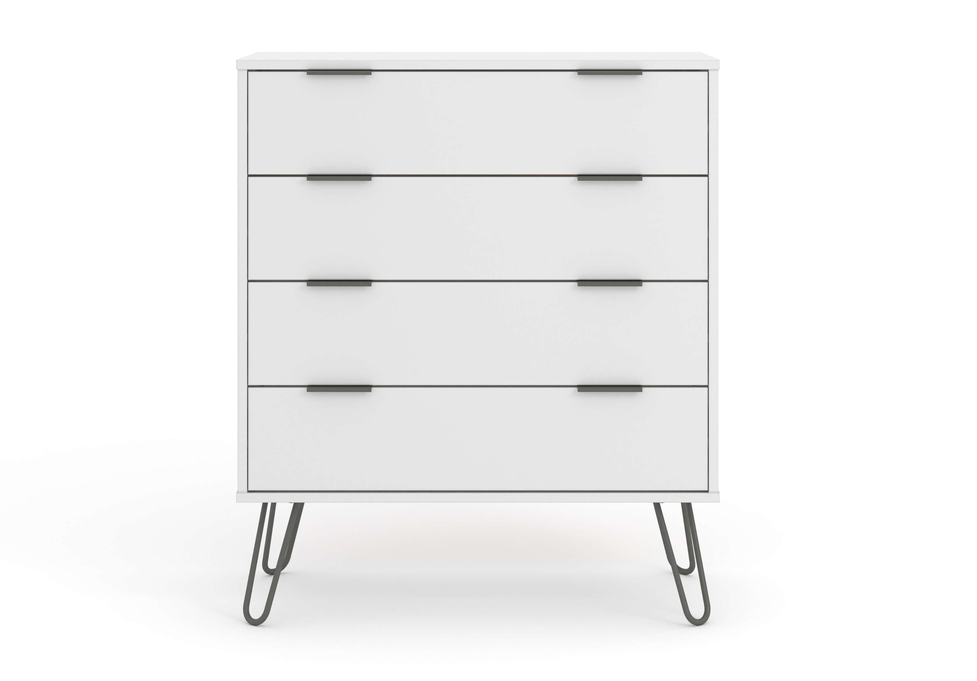Augusta White 4 Drawer Chest Of Drawers