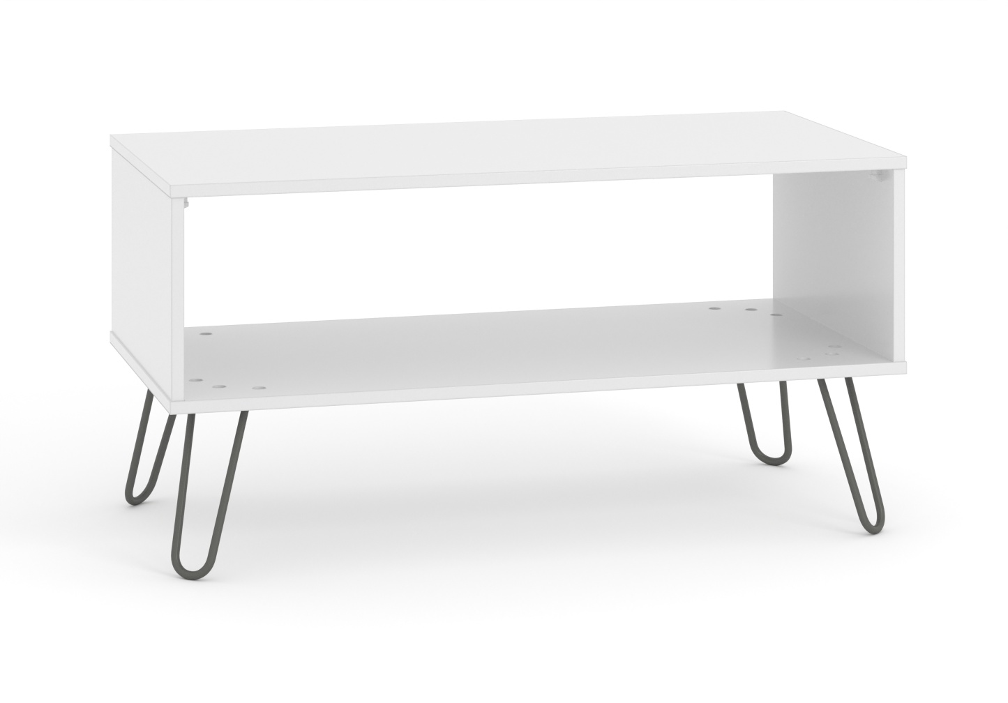 Augusta White Open Coffee Table
