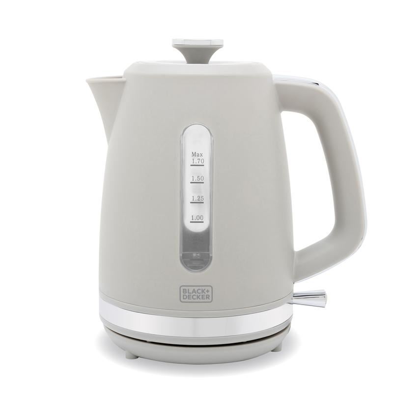 BLACK + DECKER Grey 3000W 1.7L Kettle