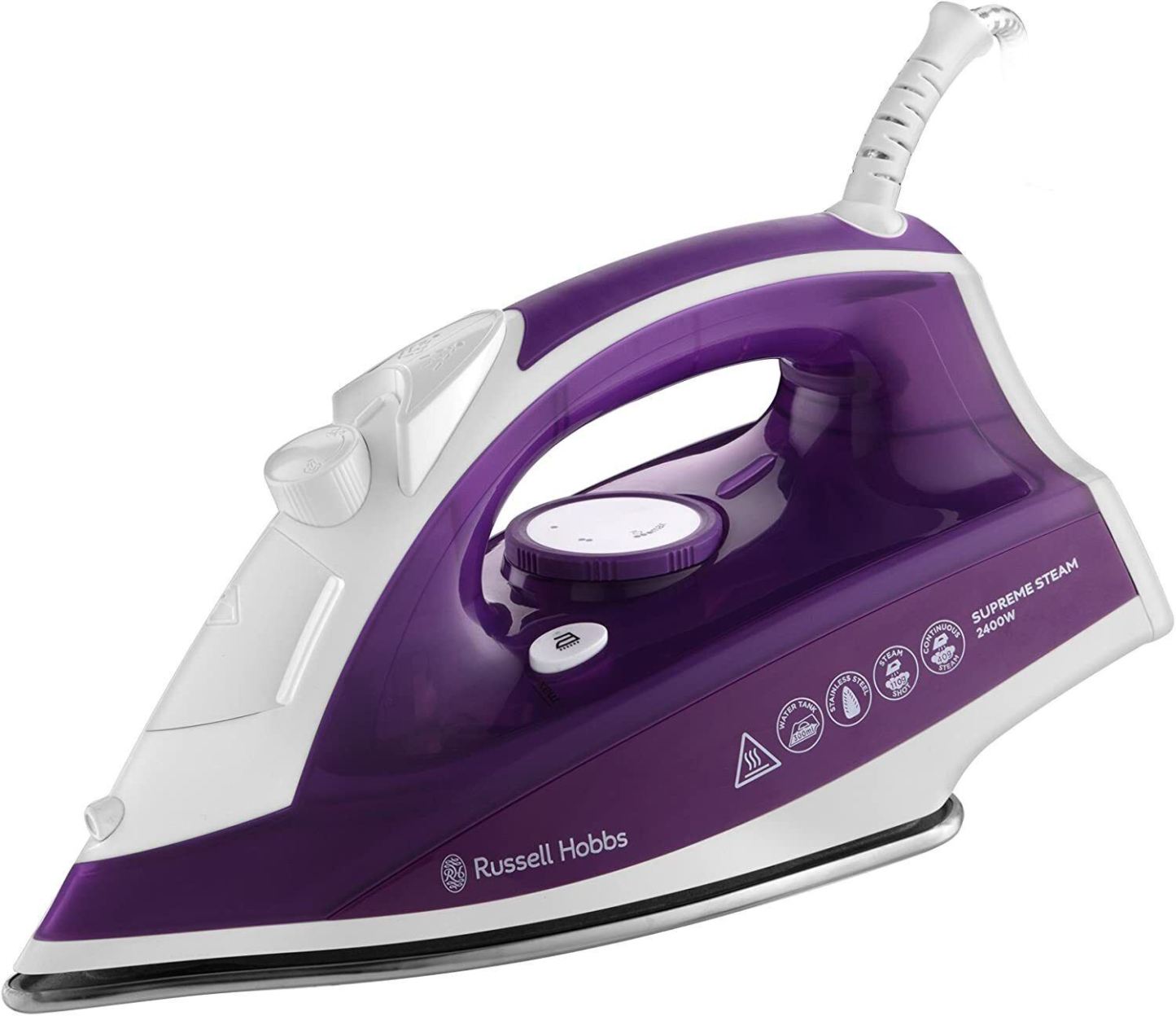 Russell Hobbs 2400W Purple Steam Iron