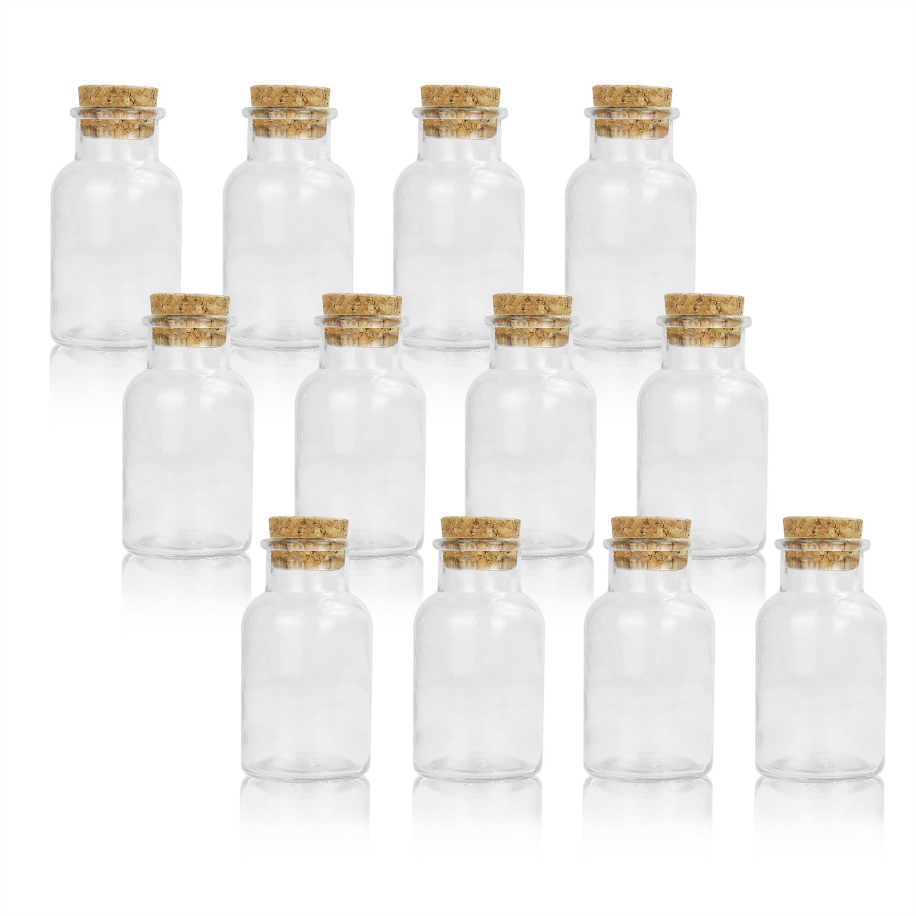 150ml Spice Jars with Cork Lid - Set of 12 | M&W