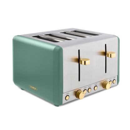 Tower Green Cavaletto 4 Slice Stainless Steel Toaster